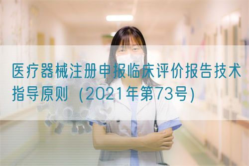 醫(yī)療器械注冊申報(bào)臨床評(píng)價(jià)報(bào)告技術(shù)指導(dǎo)原則（2021年第73號(hào)）(圖1)